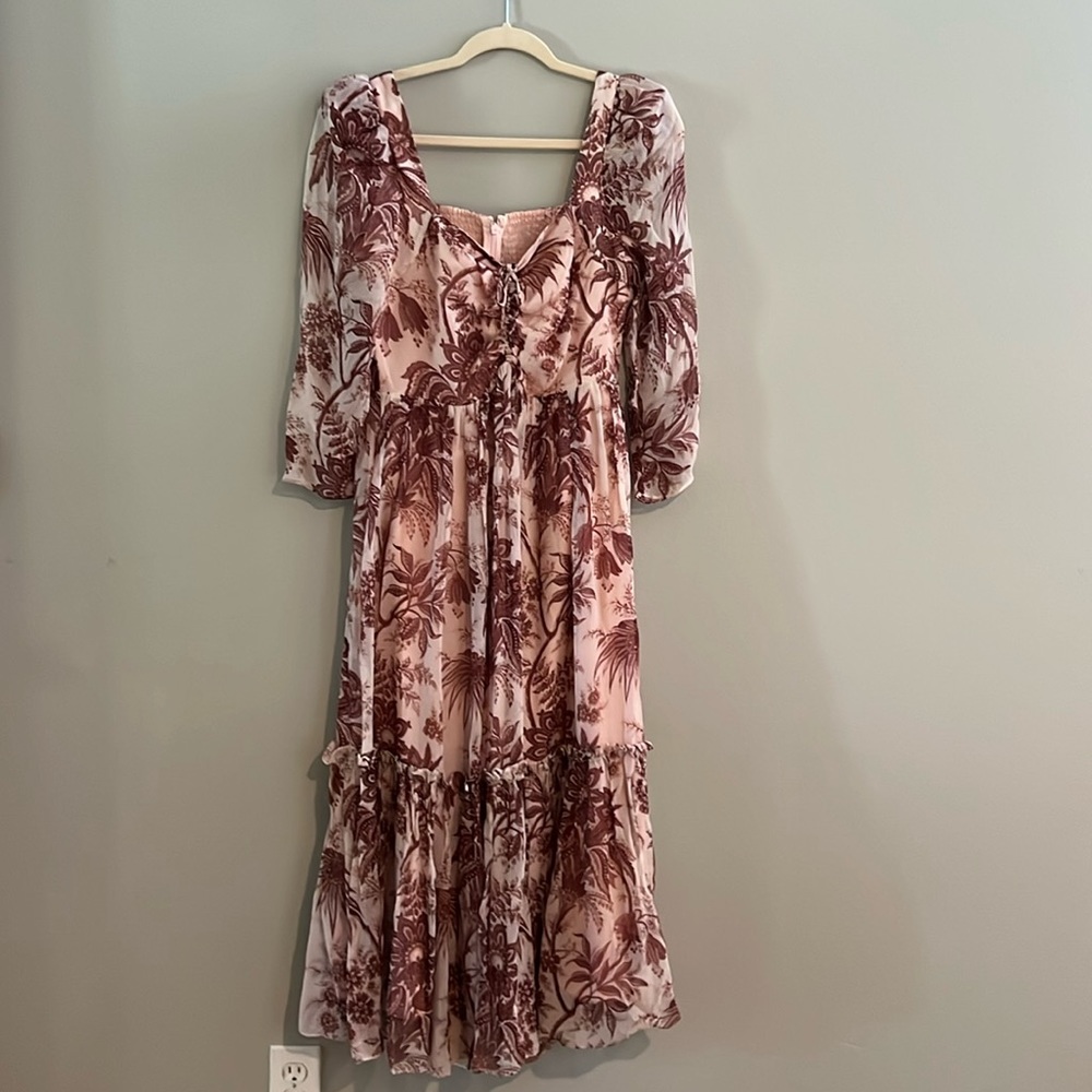 NWT Cara Cara Estela Midi Dress Medium - Picture 2 of 5
